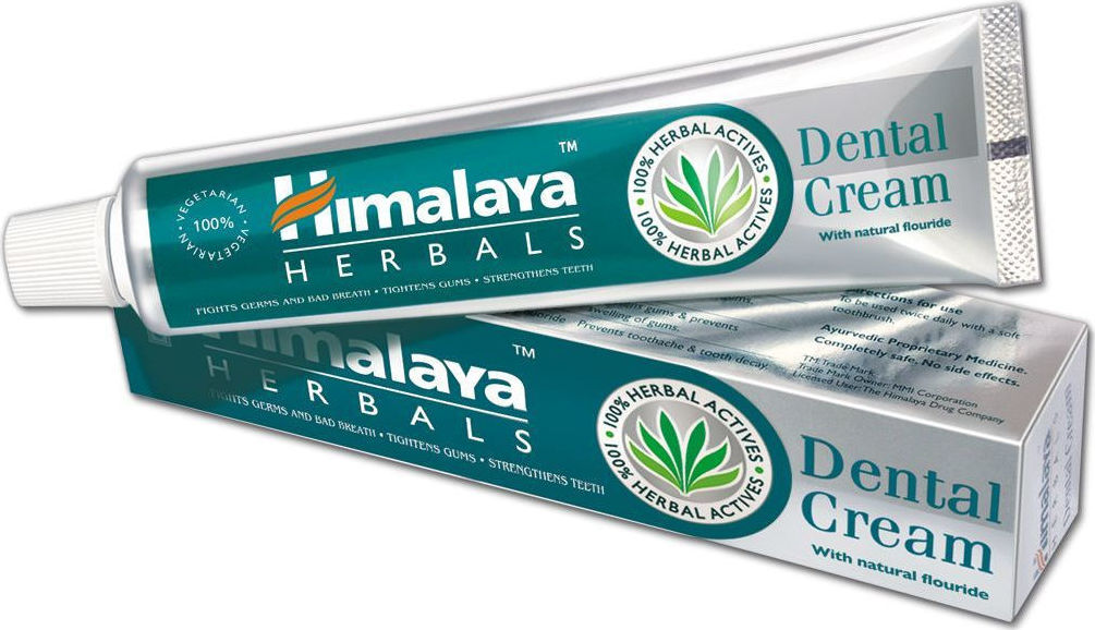 pasta de dentes produtos naturais himalaya